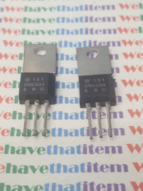 2N6554 / TRANSISTOR / 2 PIECES / (qzty)