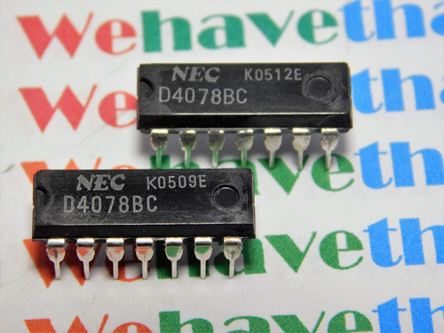 D4078BC / IC / DIP / 2 PIECES  (qzty)