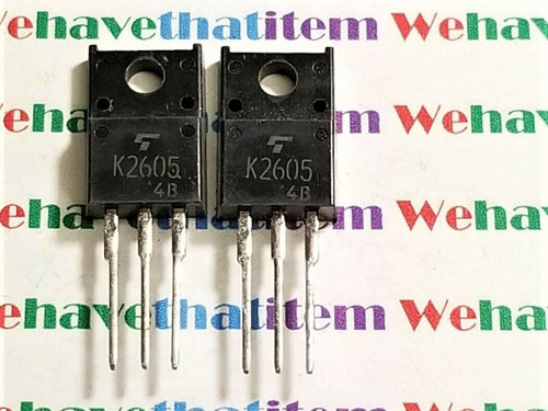 2SK2605 / K2605 / FET / TO220 / 2 PIECES  (qzty)