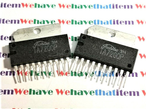 TA7200P / IC / SIP / 2 PIECES (QZTY)