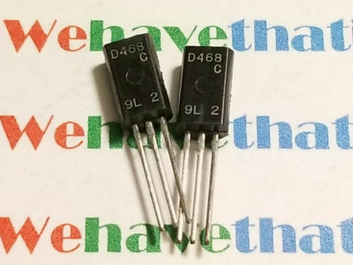 2SD468 / TRANSISTORS / TO92 EXTENDED / 2 PIECES (qzty)