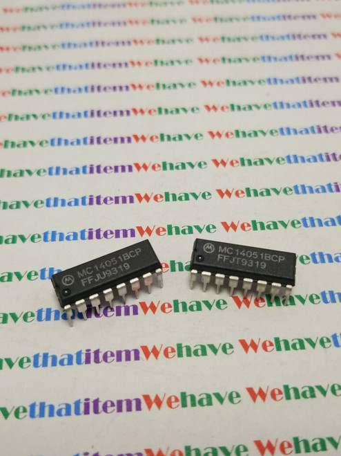 MC14051BCP / TRANSISTOR / DIP / MOTOROLA / 2 PIECES (qzty)