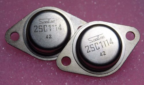 2SC1114 / TRANSISTOR  / TO3 / 2 PIECES (qzty)