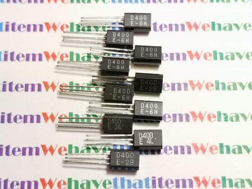 2SD400 / D400 / TRANSISTORS / TO92 / 5 PIECES (qzty)