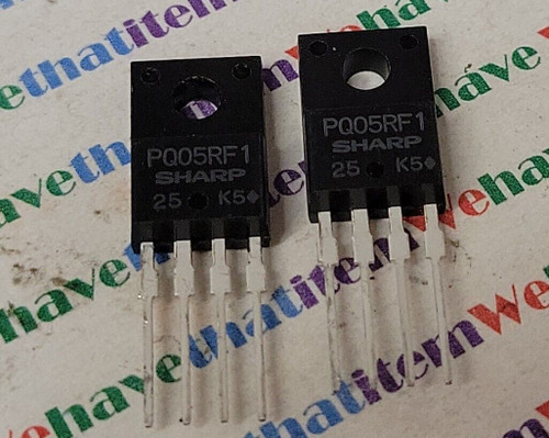 PQ05RF1 / VOLTAGE REGULATOR / TO220 CASE / 4 PINS / 4 PIECES (qzty)