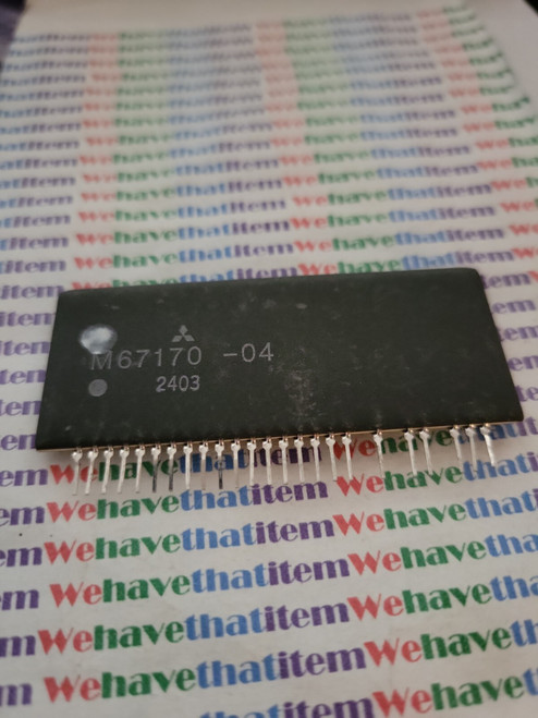 M67170-04 / IC / SIP /  MITSUBISHI / 1 PIECE   (qzty)