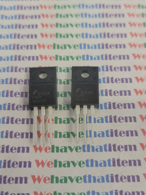 FQPF9N60C / MOSFET / TO220 / 2 PIECES (qzty)