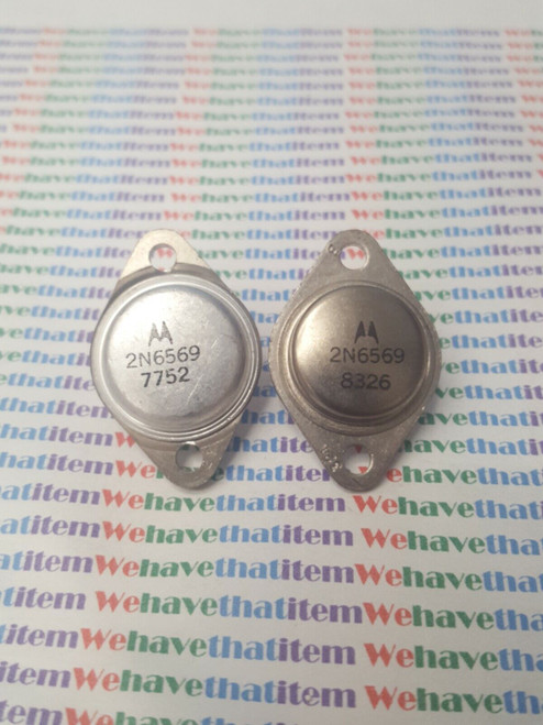 2N6569 / TRANSISTOR / 2 PIECES / (qzty)