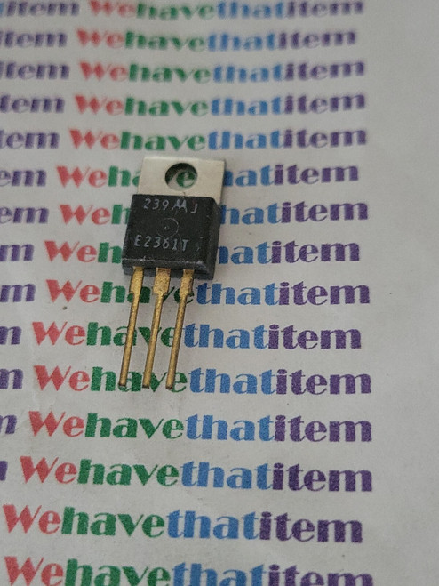 MJE2361T / GOLD PINS / MOTOROLA /  TRANSISTOR  / 2 PIECES (qzty)