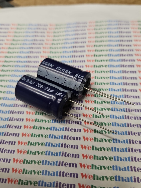 150uf 200v / ELECTROLYTIC CAPACITOR / 2 PIECES (qzty)