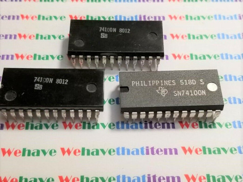 SN74100N / IC / DIP / 3 PIECES  (qzty)