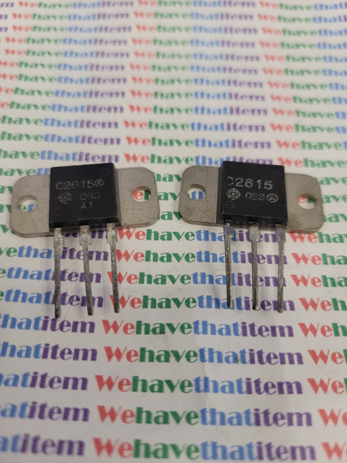 2SC2615 / TRANSISTOR / ON HEAT SINK  / 2 PIECES (qzty)
