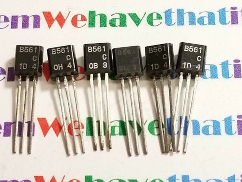 2SB561 / B561 / TRANSISTOR / T092 / 6 PIECES (qzty) 