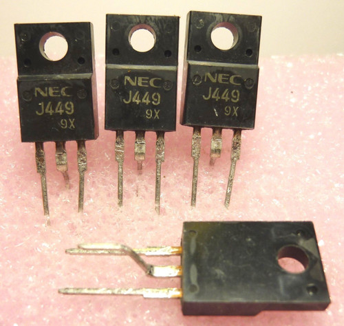 2SJ449 / PART MARKED J449 / TO220 / FET / 4 PIECES  (qzty)