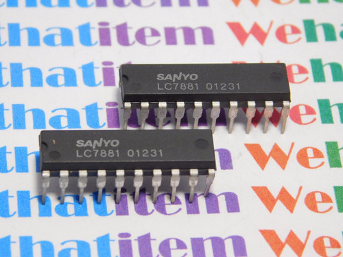 LC7881 / IC / DIP / 2 PIECES /  (qzty)