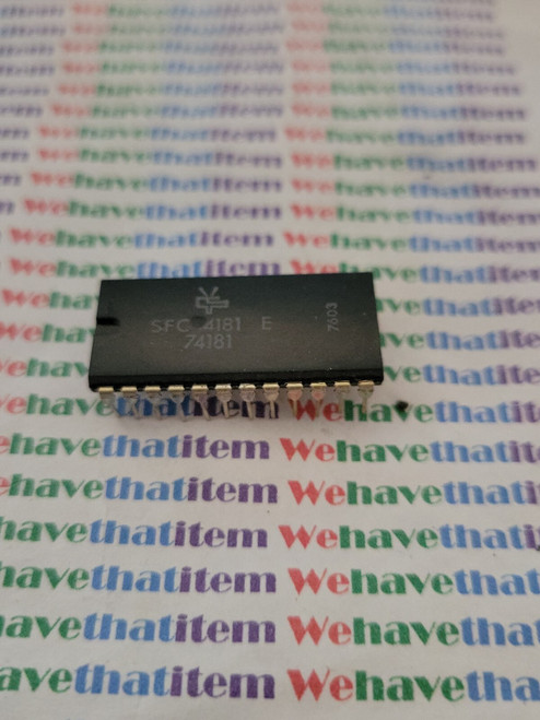 74181 / IC / SFC / RARE / DIP / 1 PIECES (QZTY)