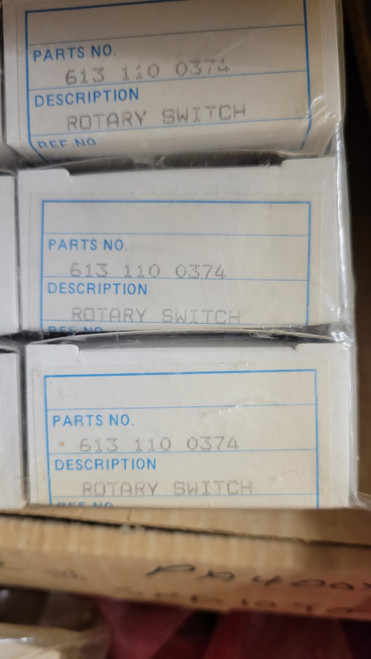 SANYO ROTARY SWITCH / MSW-22 / 613 110 0374 / 1 PIECE (qzty)