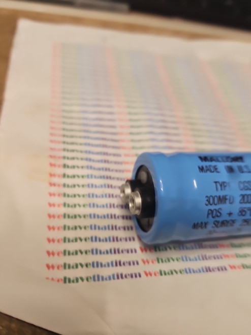 300mfd 200v /  ELECTROLYTIC CAPACITOR / 85C / 1 PIECES (qzty)
