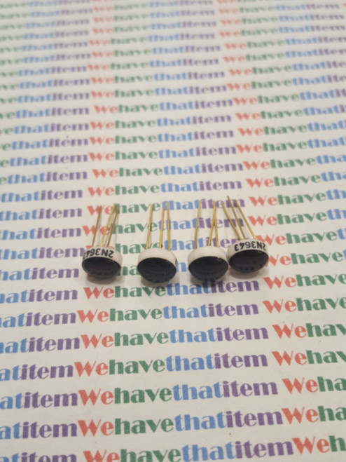 2N3643/ TRANSISTOR / 4 PIECES / (qzty)