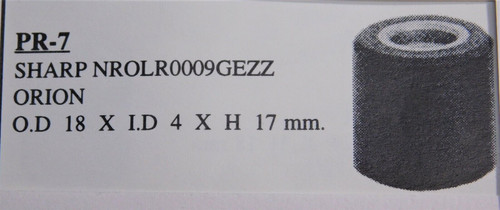 SHARP / NROLR0009GEZZ / PINCH ROLLER / PR7 / 1 PIECE (qzty)