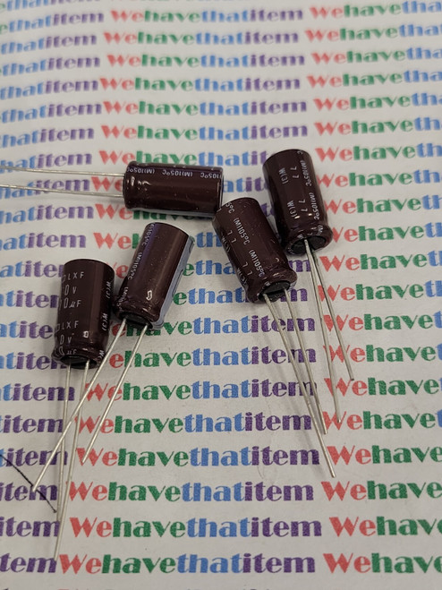 33uf 100v / ELECTROLYTIC CAPACITOR / 5 PIECES (qzty)