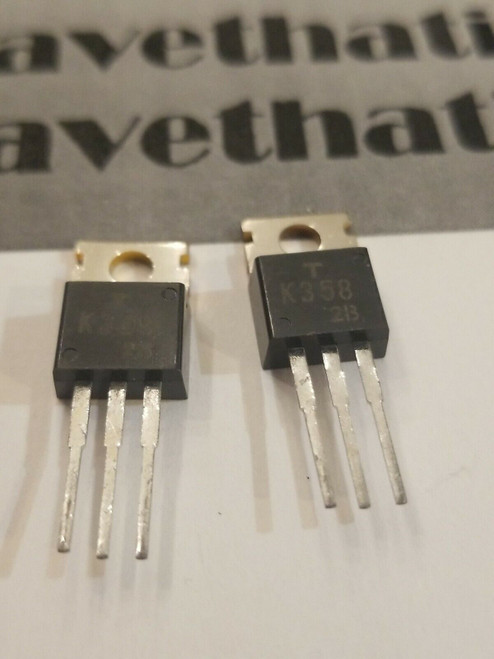 2SK358 / K358 / TRANSISTOR / 2 PIECES (qzty)