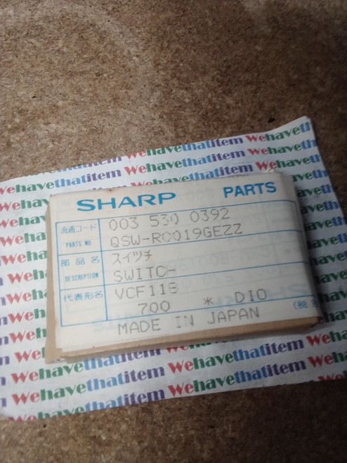 QSW-R0019GEZZ/ SWITCH/SHARP  / MSW-9/ 1 PIECE (qzty)