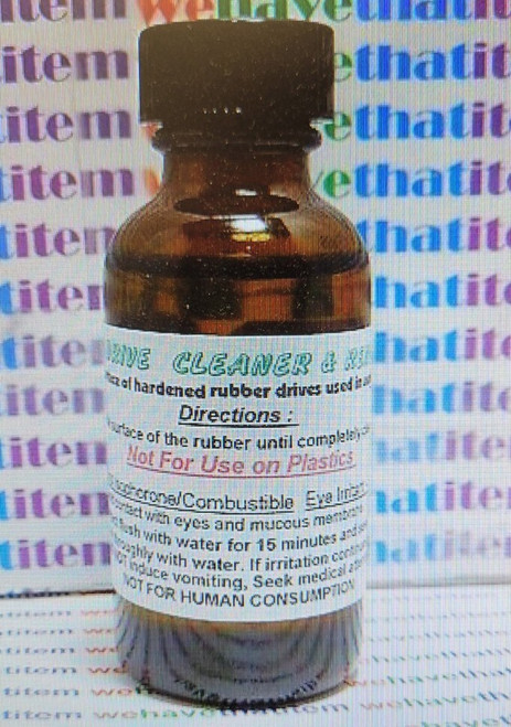RUBBER CLEANER , RENEWER , RESTORER, REVITALIZER / 8 OUNCE BOTTLE (qzty)