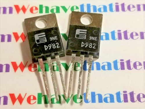 2SD982 / D982 / TRANSISTOR  / TO120 / 2 PIECES  (qzty)