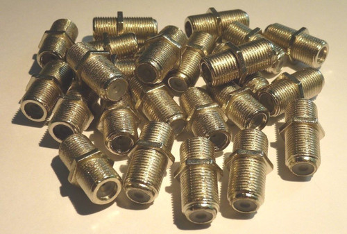 F81 RF BARREL CONNECTOR / FEMALE TO FEMALE / 25 PIECES (qzty)