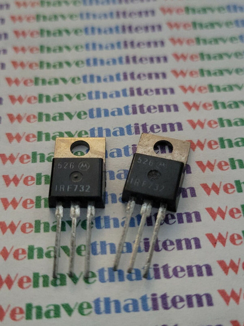 IRF732/ FET / TO220 / MOTOROLA / 2 PIECES (qzty)