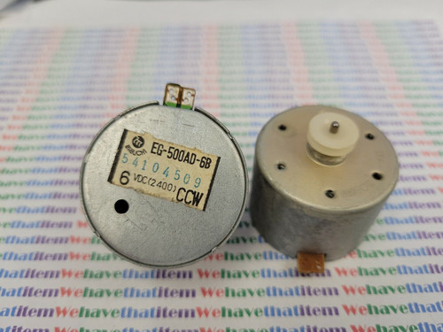 EG-500AD-6B / DC MOTOR / 6v 2400rpm / 1 PIECE / (qzty)