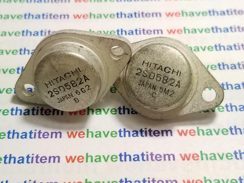 2SD582A / TRANSISTOR / TO3 / 2 PIECES (qzty)