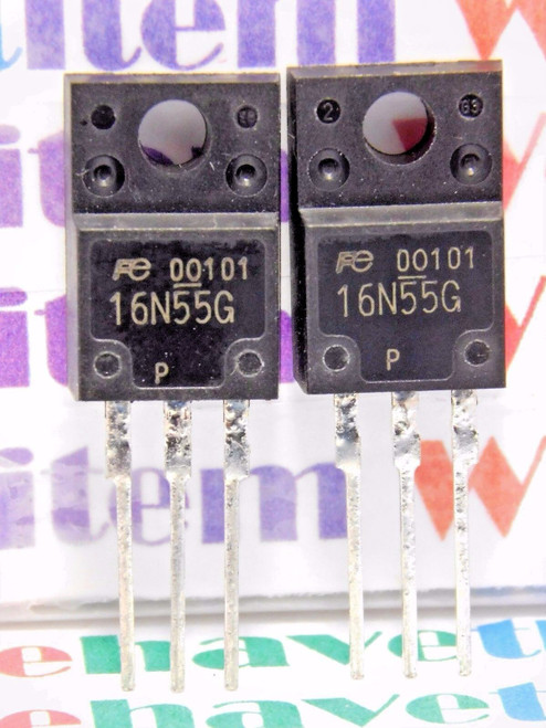 FMA16N55G / 16N55G / MOSFET / TO220 / 2 PIECES (QZTY)
