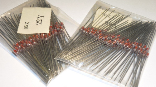 22v 1/2w ZENER DIODE /COMPARABLE TO ECG5038A,  NTE5038A /200 PIECES (qzty)