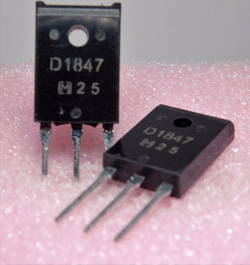 2SD1847 / D1847 / TRANSISTOR / TO3P / 2 PIECES (qzty)