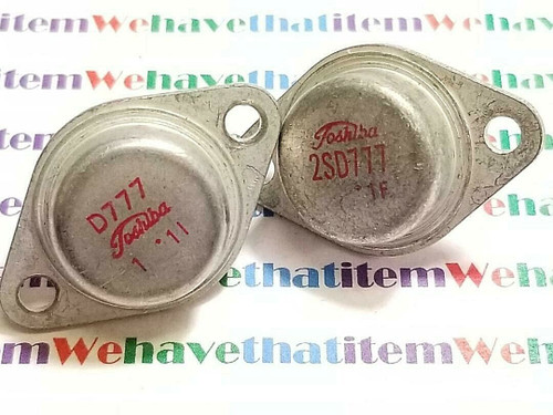 2SD777 / TRANSISTOR / TO3 / 2 PIECES (qzty)