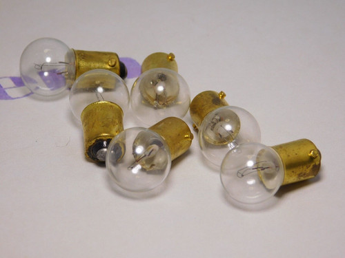 12VOLT BAYONET BULB, LAMP  / 6 PIECES (qzty)