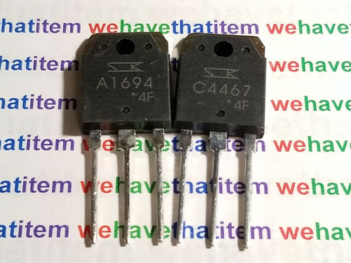 2SA1694 & 2SC4467 / TRANSISTOR / 1 PAIR = 1 PIECE EACH /  (qzty)