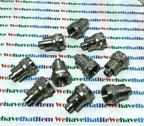 F-56A connector / with attached ferrule / 10  PIECES (qzty)
