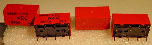MR602-L-3SR / 3v DC COIL / 8 PIN RELAY / 4 PIECES (qzty)