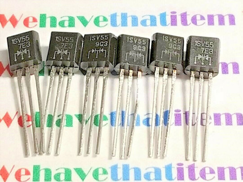 1SV55 / ISV55 /  VARIABLE CAPACITANCE DIODE / TO92 / 6 PIECES (qzty)