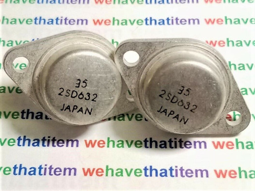 2SD632 / TRANSISTOR / TO3 / 2 PIECES  (qzty)