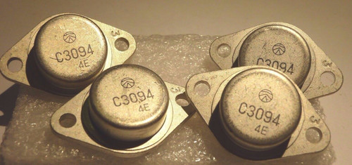 2SC3094 / TRANSISTOR / COMPARABLE TO ECG386, NTE386 / TO3 CASE / 4 PIECES (qzty)