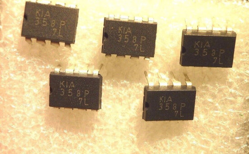 KIA358P / COMPARABLE TO ECG928M, NTE 928M / IC/ DIP / 5 PIECES (qzty)