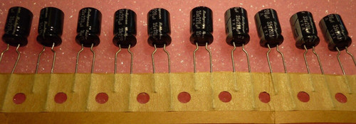 220uf 35v /  ELECTROLYTIC CAPACITOR / 10 PIECES (qzty)