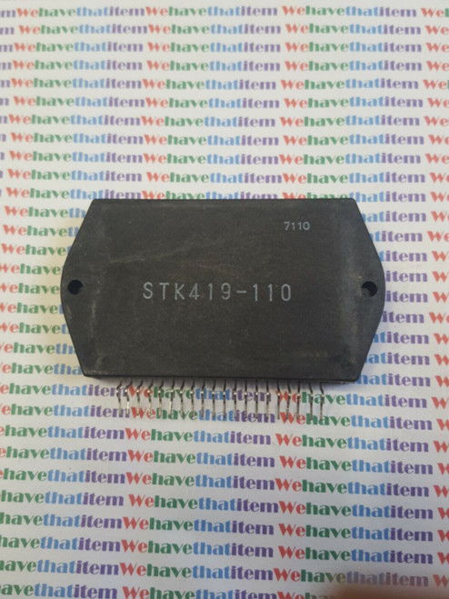 STK419-110 / IC / SIP / 1 PIECE (QZTY)