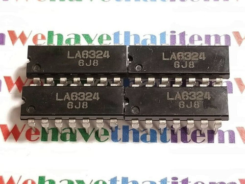 LA6324 / IC / CROSSES TO ECG987, NTE987 / DIP / 4 PIECES (qzty)