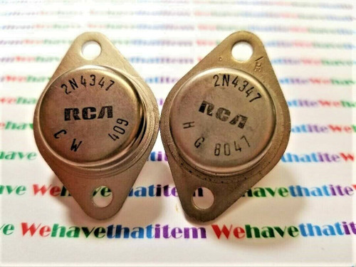 2N4347 / RCA / TRANSISTOR / TO3  / 2 PIECES /  (qzty)