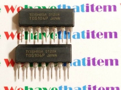 TD6104P / IC / SIP  / 2 PIECES (QZTY)